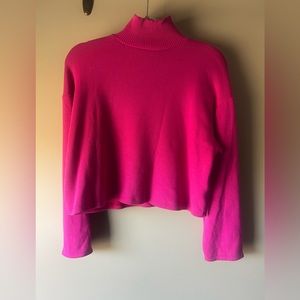Zara cropped turtleneck sweater
